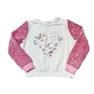Love & Grow Bejeweled Swiftie Sweatshirt Size 7